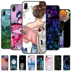 Case For Blackview A60 Cover Silicone Marble Cat Lion TPU Black Soft Covers for Blackview A60 A 60 Bags