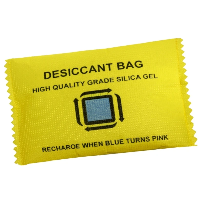 Dehumidifier Bag With Color Change Feature For Humidity Absorption In Car Closet