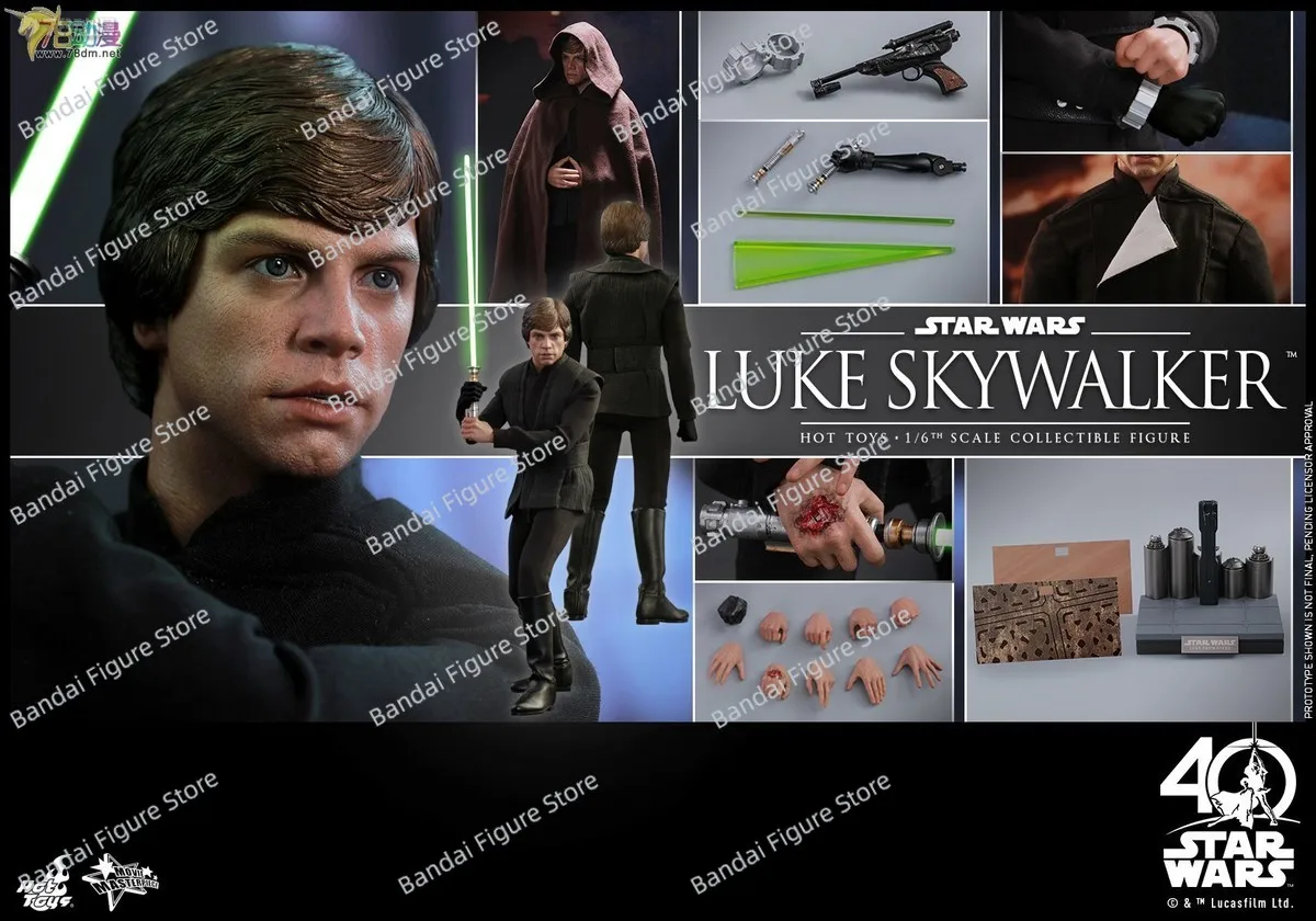 

HotToys HT MMS429 1/6 Young Luke Skywalker Soldier Model Star War Role Black Cloth Movie Role Simulation 12" Full Set Figure