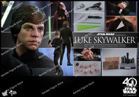 HotToys HT MMS429 1/6 Young Luke Skywalker Soldier Model Star War Role Black Cloth Movie Role Simulation 12\