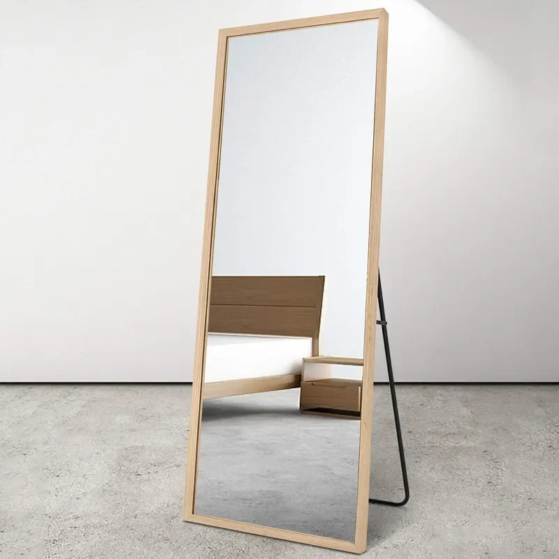 for Large American Retro Full Body Mirror High End Floor Standing Mirror for Girls Bedroom Fitting Room Home Decor