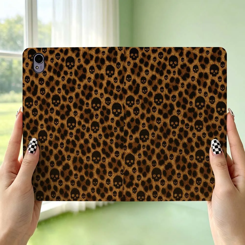 Dark Leopard Print Pen Tray For Huawei MediaPad MatePad Honor Pro V6 9 V8 X9 X 10 13.3 12.3 11 11.5 Inch Tablet Case