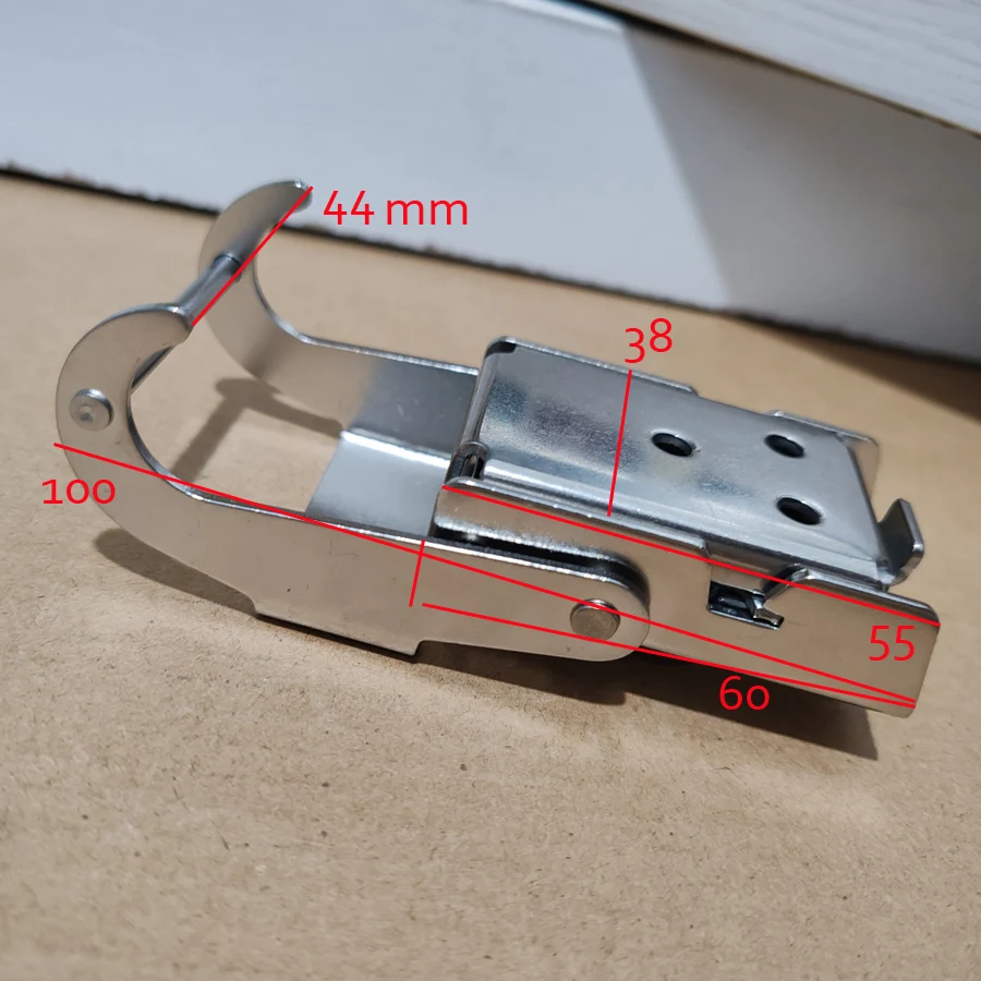 Stainless Steel Lock Side Box Tool Case Bag Part Hardware Motorcycle Aluminum Alloy Toolcase Trunk Fixed Buckle  DIY Handmade