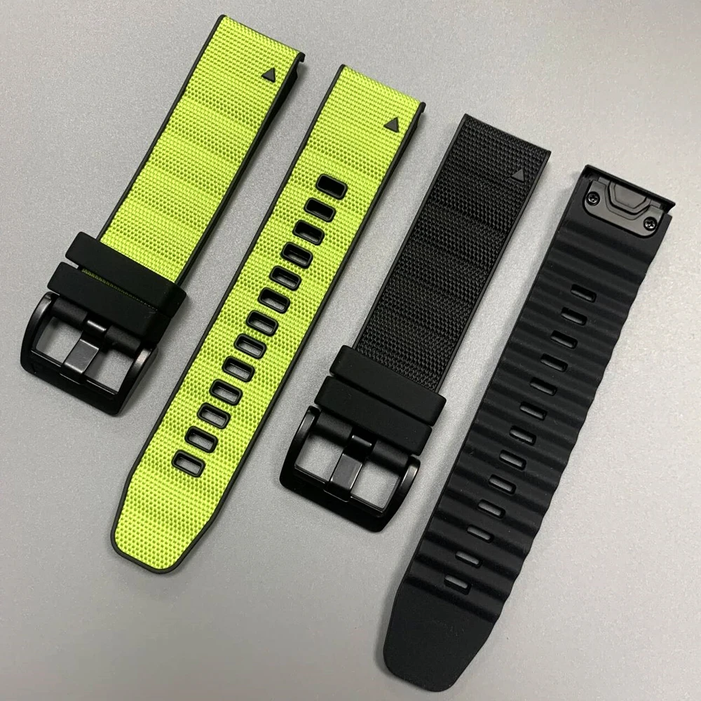 26 mm 22 mm snelsluiting horlogeband voor Garmin Quatix 8 Enduro 3/Epix pro Gen2 Instinct 3 Fenix 8 Pro E 7 7X nylon siliconen band