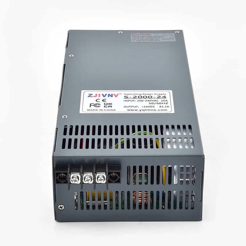 1500W 2000W Switching Power Supply Adjustable Output 0-12V 13.8V 15V 24V 27V 36V 48V 60V AC to DC Switching Power Supply SMPS