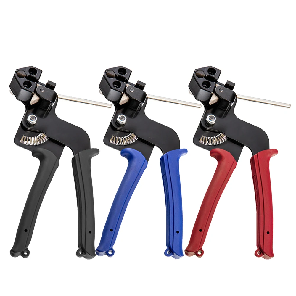 Automatic Zip Tensioning Tool Cable Ties Plier Cable Ties Guns Stainless Steel Hand Fastening Strap Cutting Wrap Tool
