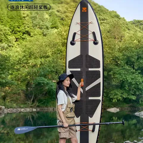 야외 휴대용 팽창식 서핑 보드, 성인 스탠딩 워터 패들 보트, 표류 수상 스키 패들 보드