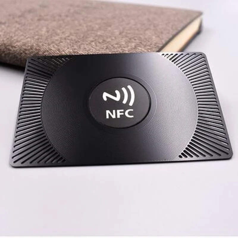 

custom Factory price sublimation metal business card blank with nfc