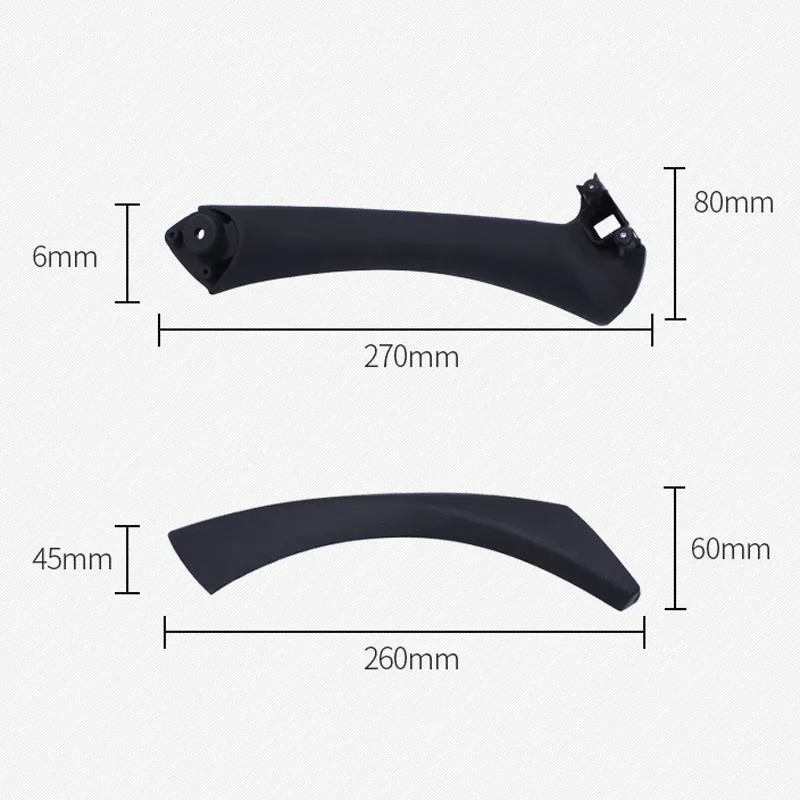 Puxadores de portas interiores para BMW Série 3, Puxar Guarnição Tampa, Painel de Portas Internas, Guiador, E90, E91, 318, 320, 325, 328, 330, 335