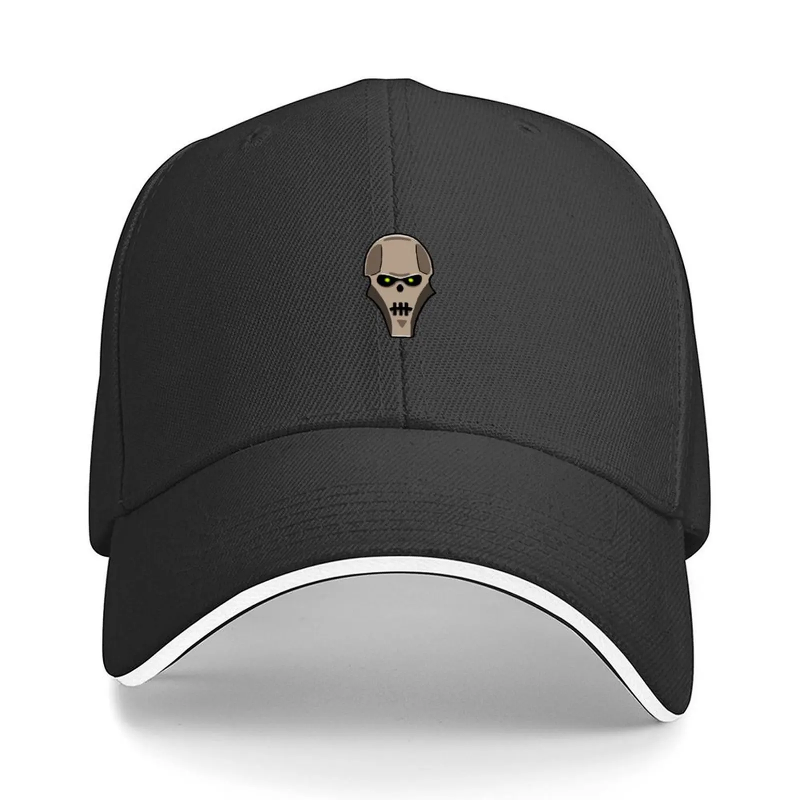 Skeleton Head Baseball Cap Bobble Hat black Funny hats Gentleman Hat Men's Baseball Women's