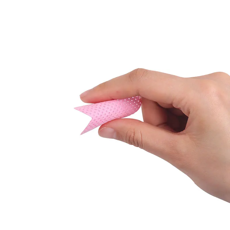 200PCS Tücher Papier Baumwolle Wimpern Kleber Entferner Wischen Mund Der Kleber Flasche Verhindern Verstopfen Kleber Reiniger Pads Lash verlängerung – Detail 6