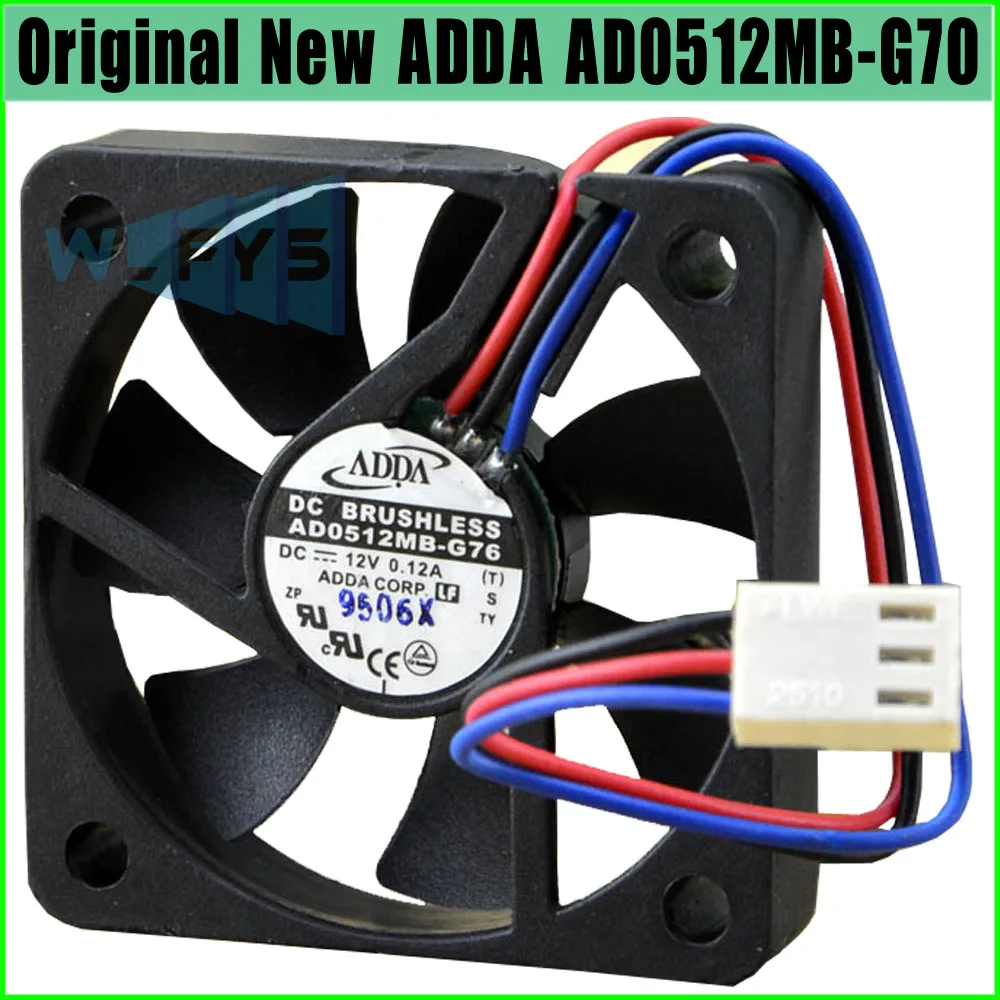 

Server Cooling Fan Suitable For Original ADDA AD0512MB-G76 G70 12V 0.12A 5CM 5010 CPU cooling