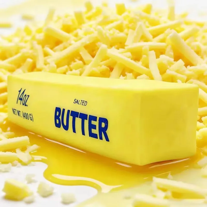 14/24CM Butter Stick Fidget Toys Squishy Elastic Cheese Stick Funny Decompression Stress Anxiety Relief Squeeze Prank Toy Relax - view 5