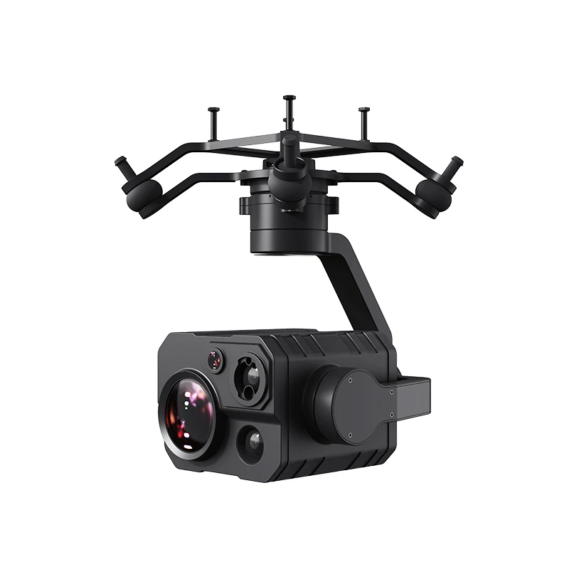 4K 180X Hybrid Optical Zoom Optical Pod Gimbal  with Thermal Imaging High Accuracy Rangefinder