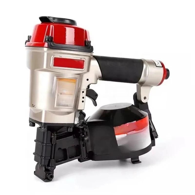 

15 Degree Pneumatic Roof Roll Panel Wall Panel Nail Gun Industrial Roll Panel Frame Wooden Pallet Nail Gun