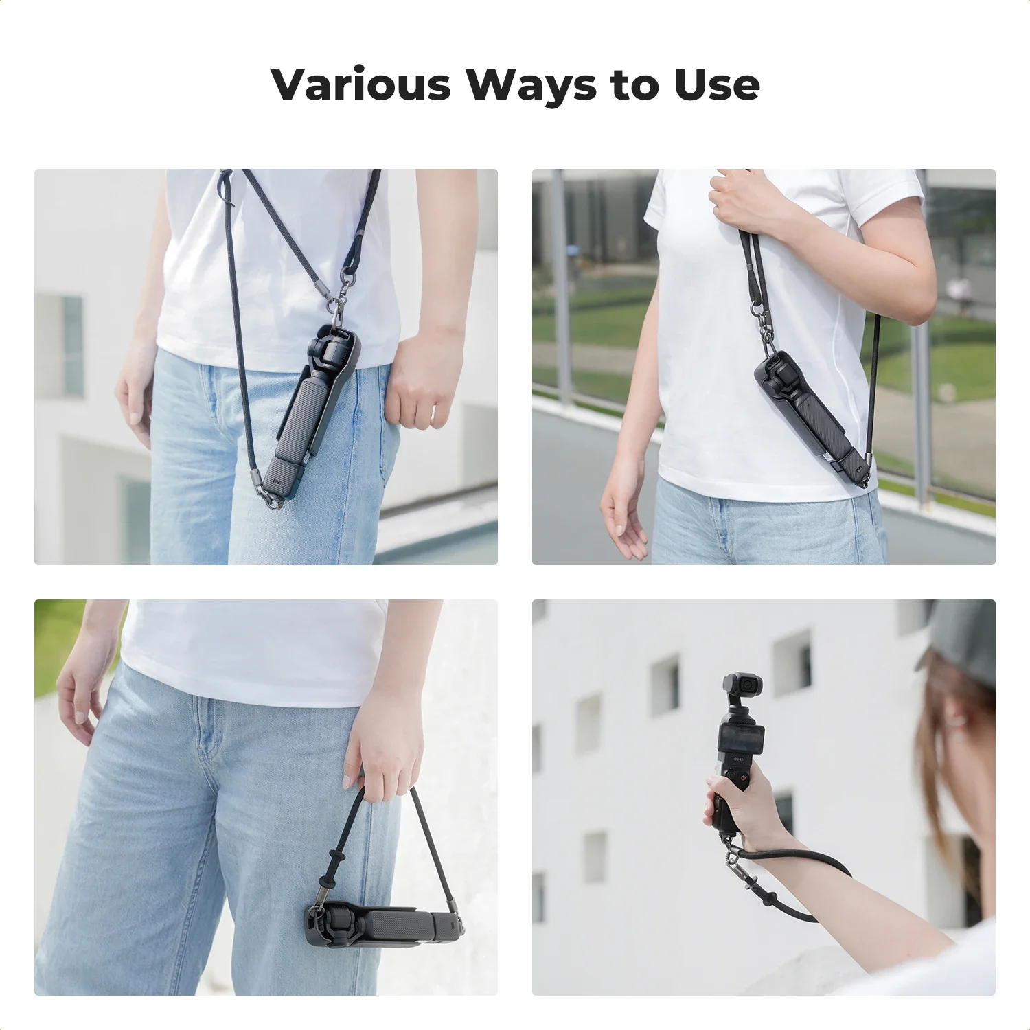 K&F Concept Black Shoulder Strap for DJI OSMO Pocket 3