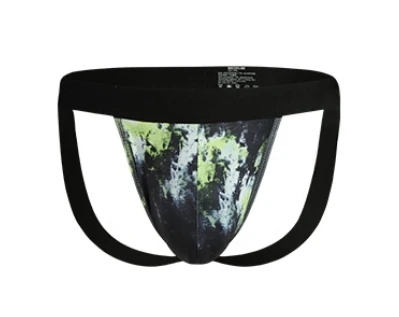 Mens New Cross-border Leopard Print Double Strap T Thong Elastic Breathable Nightclub Sexy Men G String Underpants