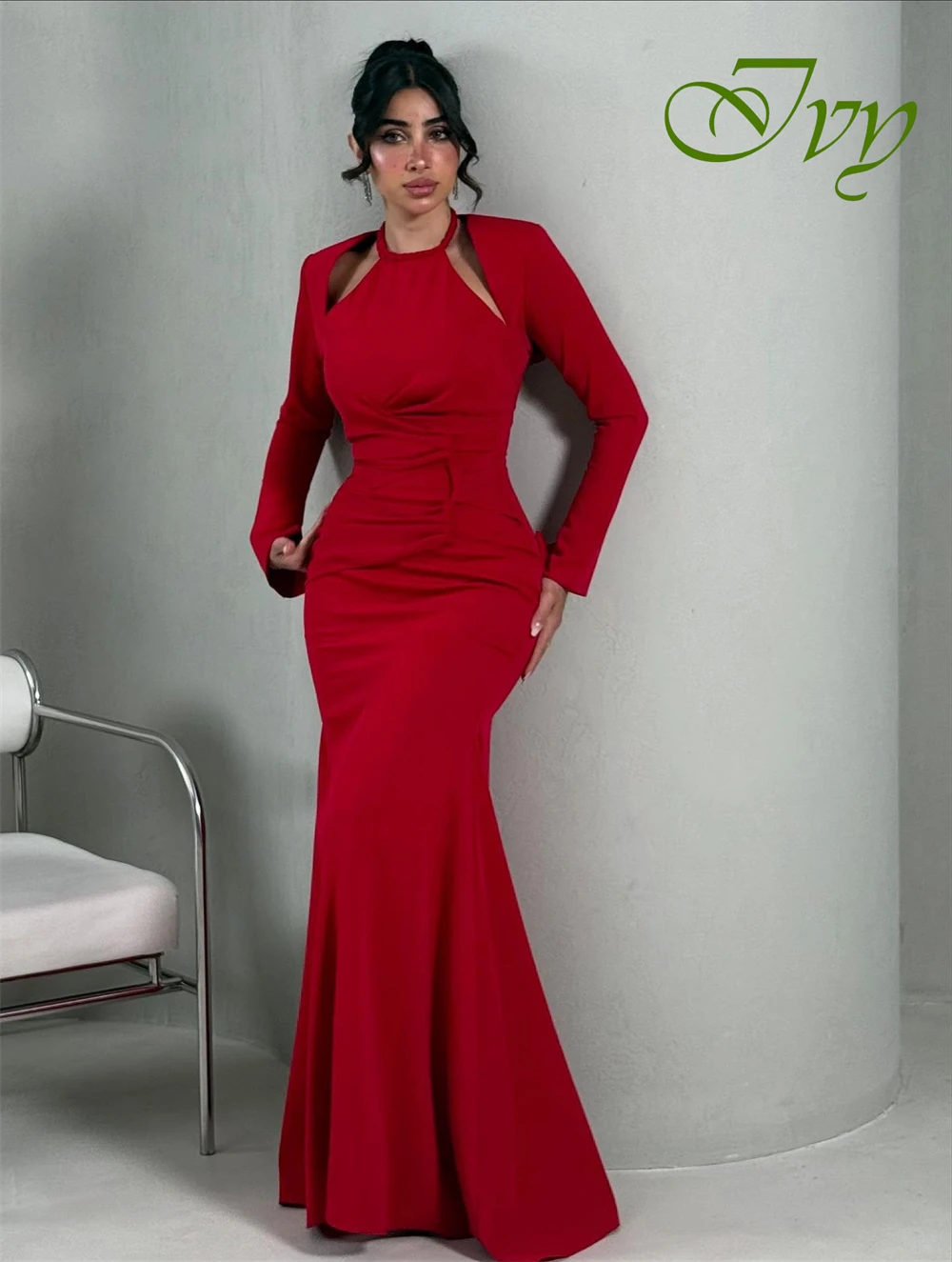 تخصيص بسيط الرسن كاب كم طويل الأكمام مساء اللباس عالية الجودة الساتان فساتين العودة للوطن مزاجه حزب العباءات