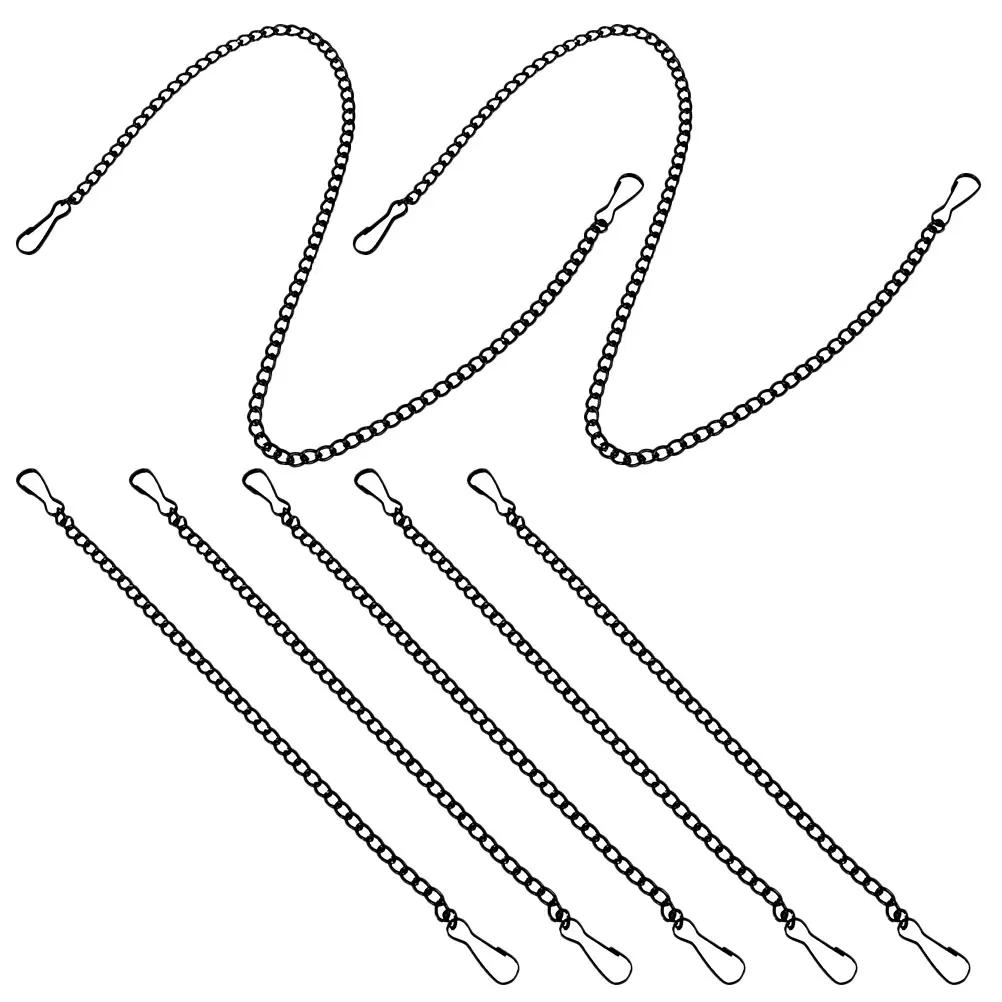 

7pcs Hanging Chain for Signs Posters Banners Iron Material Unique Design Suitable Malls Supermarkets Exhibitions Picture