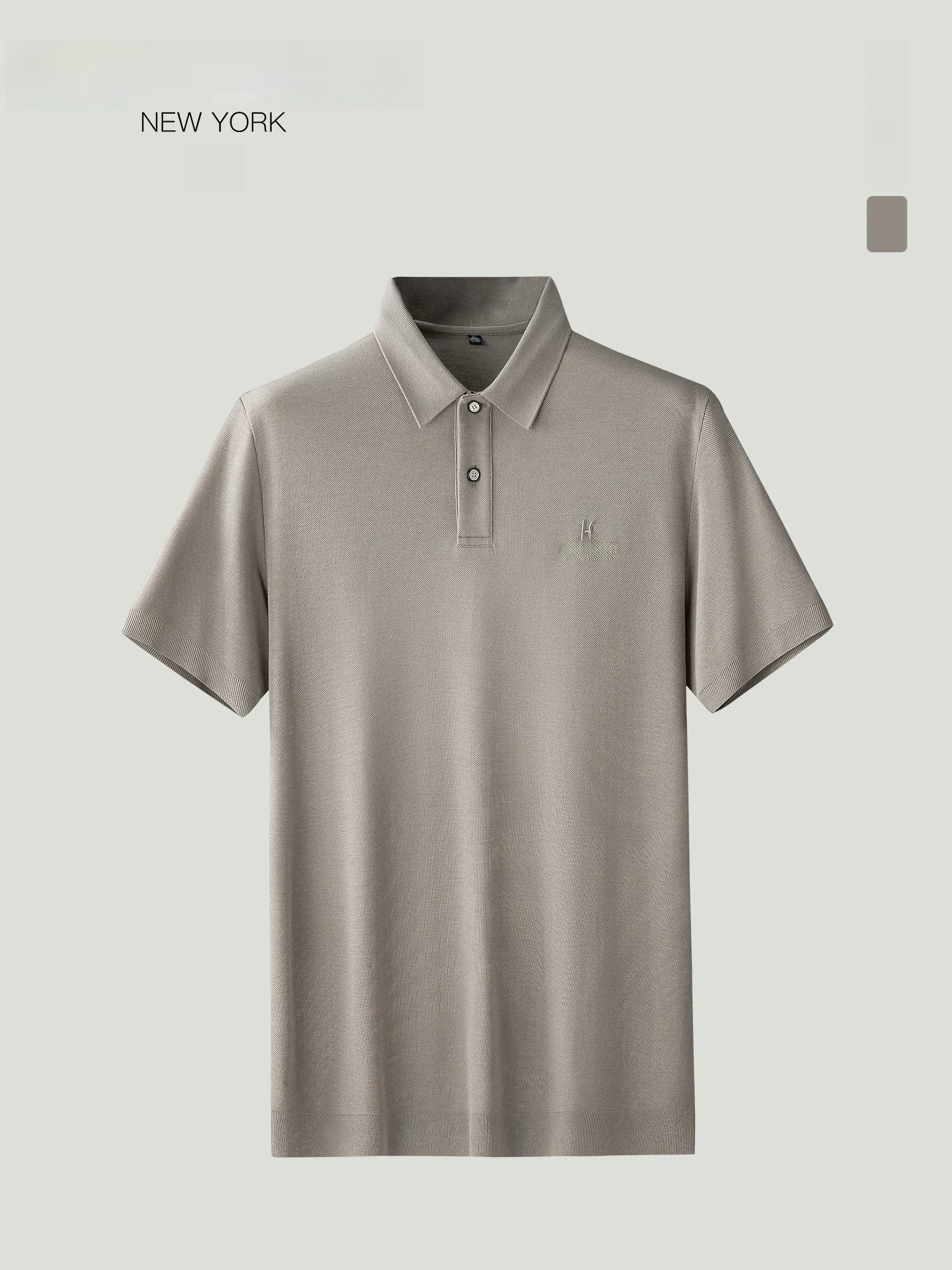 

Advanced Lyocell Fiber ort Sve irt Men's Simple Color Casual Collar Men's Wear round Ne Other/Other