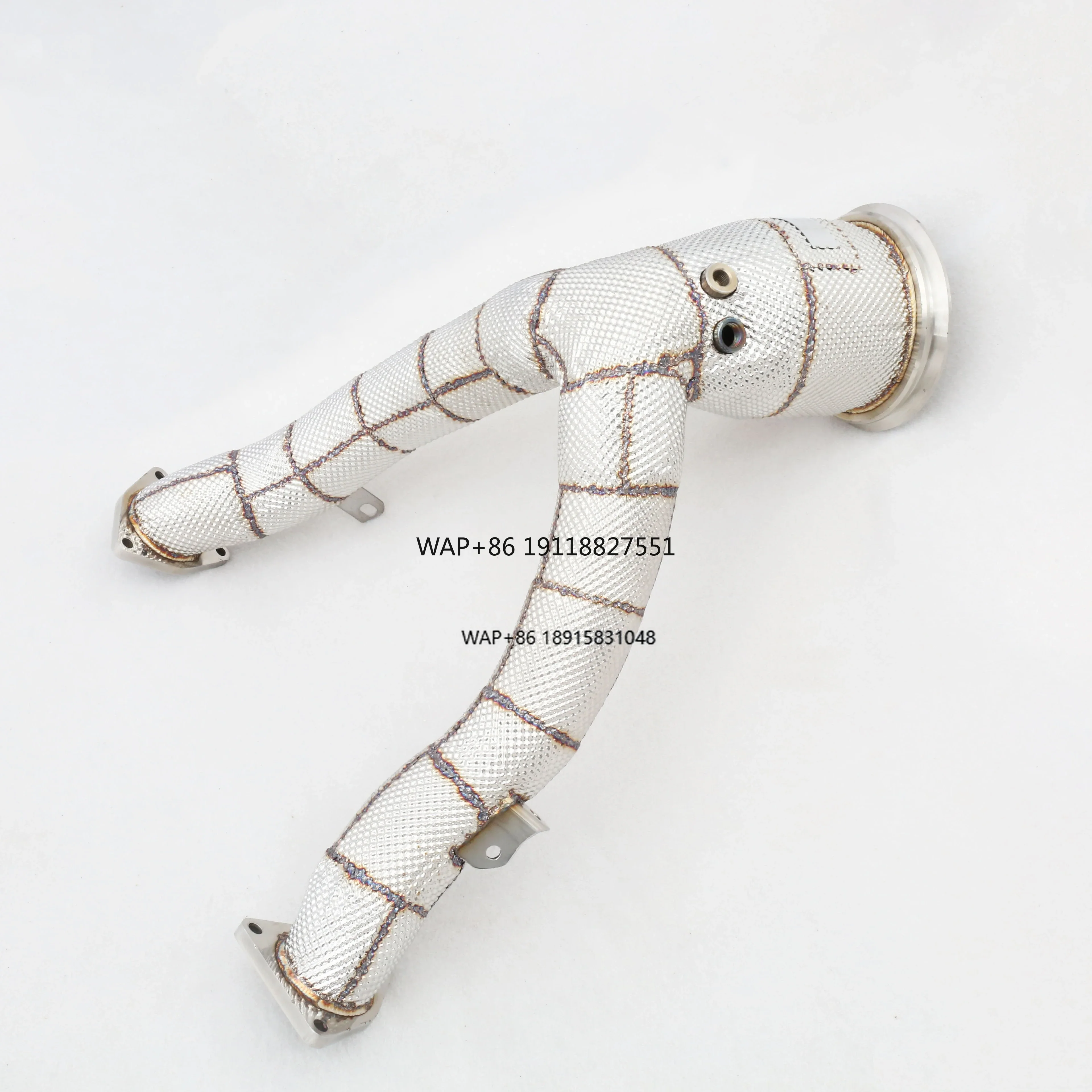 Mirror Polished 1.5mm Thickness Downpipe for S 304 Stainless Steel Exhaust Pipes
