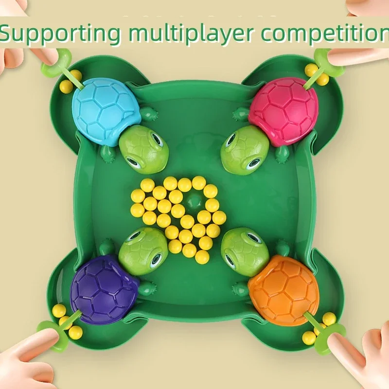 Turtles Eat Beans puzzle multiplayer Parent-child interactive Board Game Kids Toys Competitive Party Games Toy for children gift