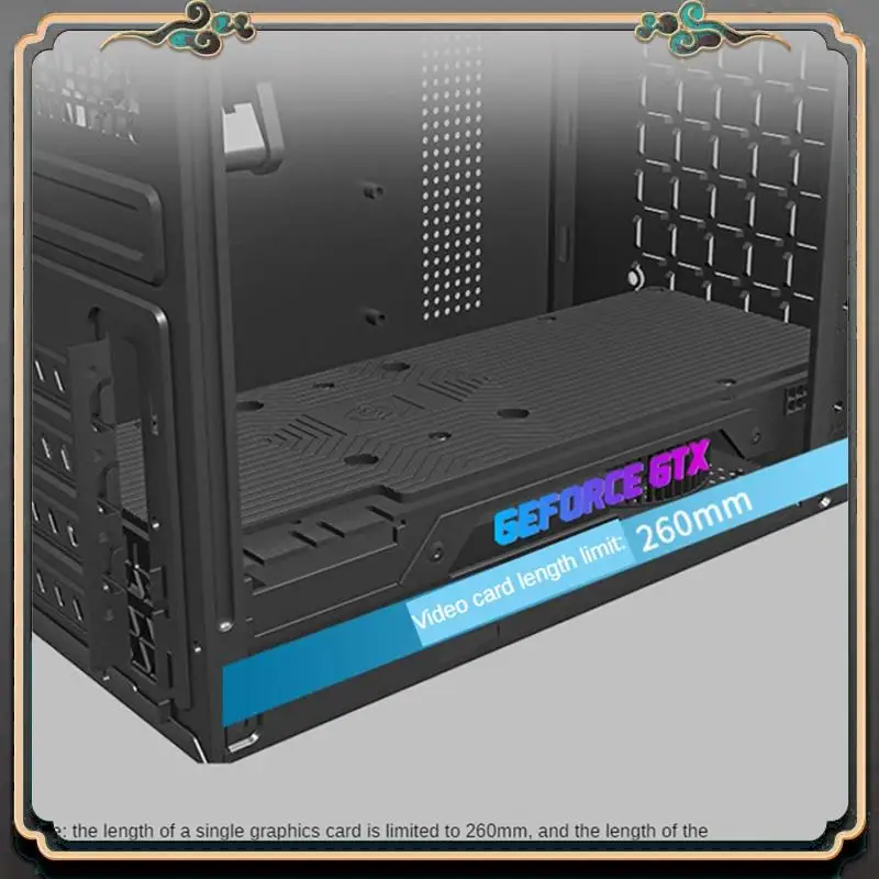ASMA-MINI Computer Case M-ATX/ ITX Computer PC USB2.0 Chassis Support SSD 3.5 Inch HDD Mini PSU Case Spare Parts