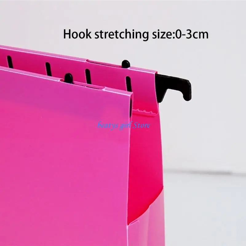 

C7AB Filing Cabinet Suspension File Bag Expandable Hanging Document Organiser for Sorting Document Cards Files Photos Artwork