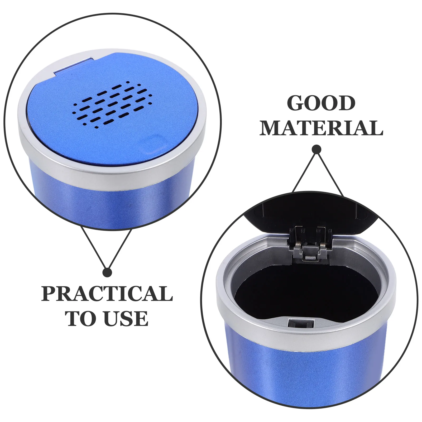 

Trash Can Automotive Garbage Bin for Cup Holder Vehicle Waste Storage Supply Large Capacity Stylish PP Material Car Accessories