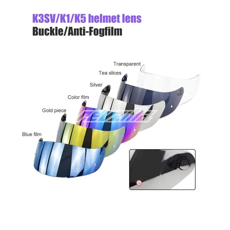 K5 Helmet Visor Shield for  K3SV K1 K5 K5S High Strength Sunscreen Capacete Windshield UV Protection