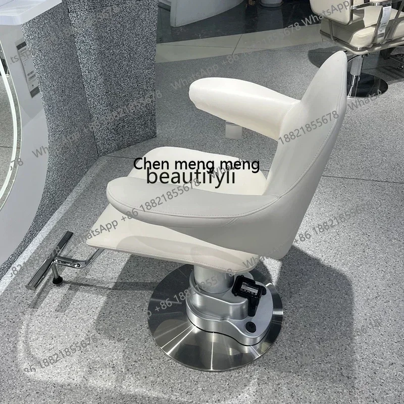 xx1High-end hair salon chair, simple hair salon special electric lift barber shop dyeing and ironing hair cutting seat