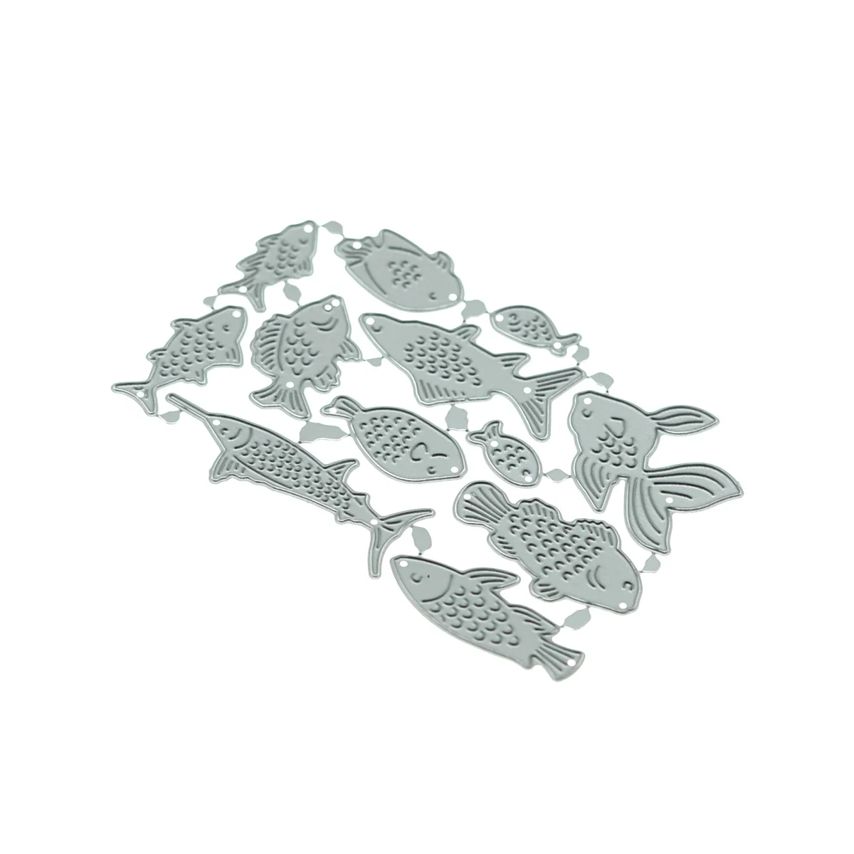 Multi Small Sea Fish Swordfish Pattern Metal Cutting Dies Scrapbooking Cutter Stencil DIY Card Clip Art Album Decorating