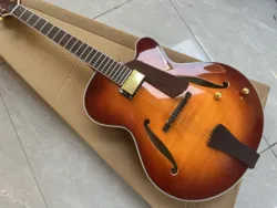 Chinese OEM Electric guitar hollow body rosewood bridge