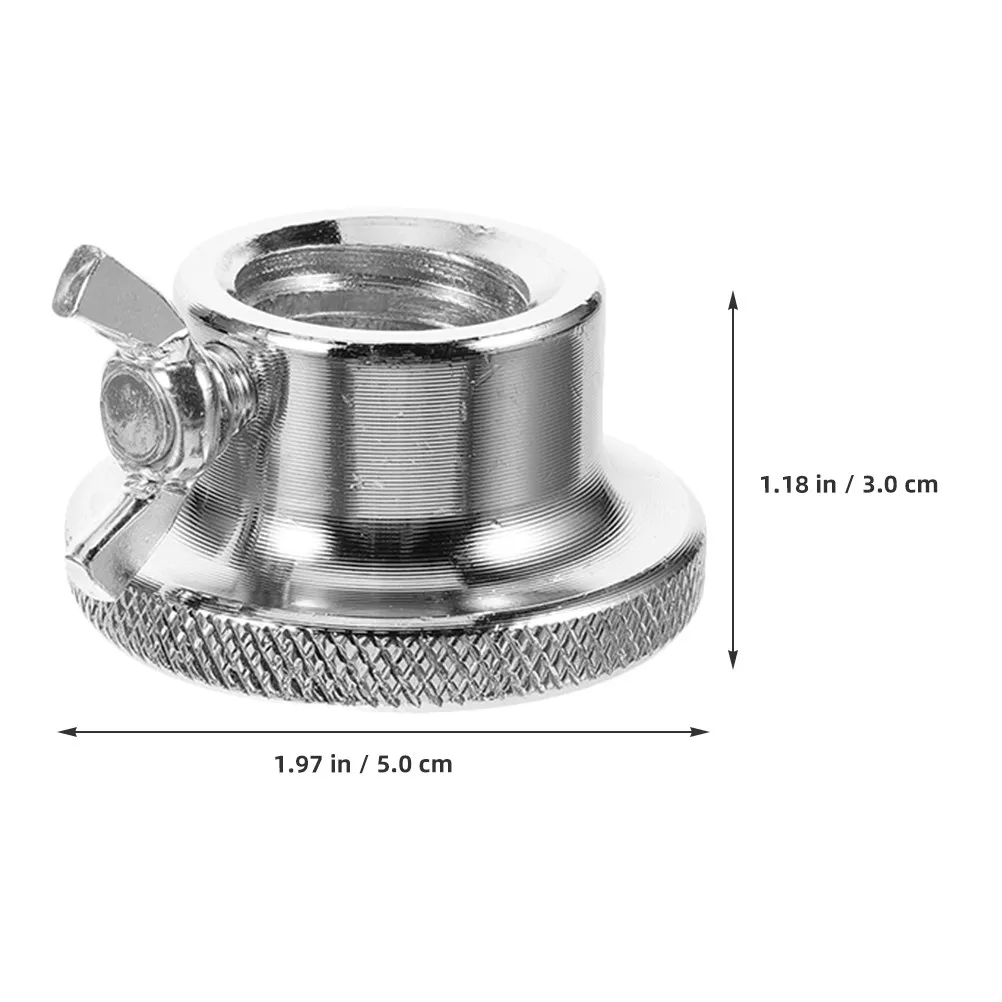 4Pcs Universal Barbell Self-Locking Nuts Wear-Resistant Cast Iron Anti-Skid Dumbbell Bar Fixing Nuts for Safe Workout Setup