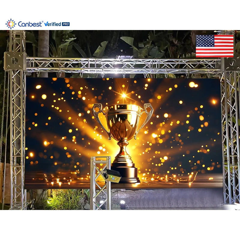

Canbest Rx Outdoor P2.6 4500X2500Mm 14.76X8.20Ft Auto Show Led Video Wall Display Screen in Usa