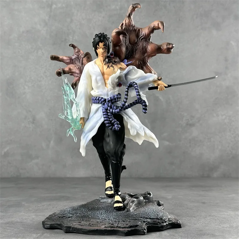 うちはサスケ-暗殺術-印鑑-形態-鉄のカーテン-シリーズ-gk-フィギュア-29cm-pvc-アニメ-デスクトップオーナメント-モデル-コレクタブル-アクションフィギュア-おもちゃ