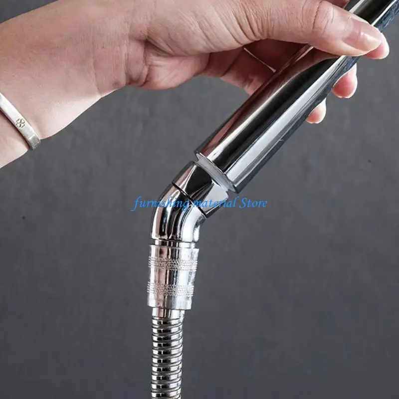 

Y5GD 2Pcs 135 Degree Shower Head Elbow Adapter Shower Arm Connection Elbow Shower Head Extender Connector Coupler Easy to Use