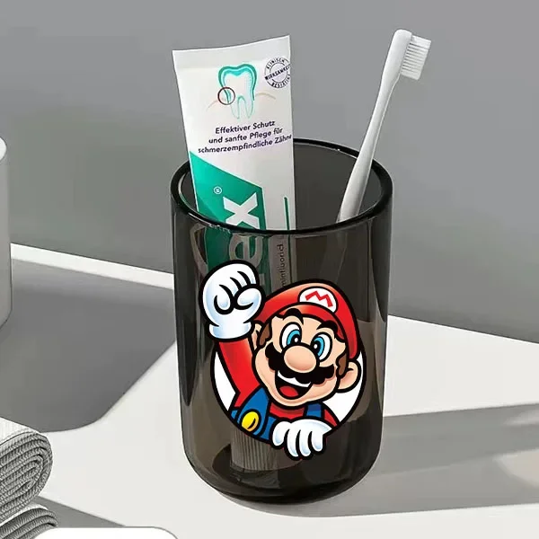 1 Pc Cartoon Toothbrush Cup Anime Plastic Wash Brush Cup No Handle Mouthwash Cups Bathroom Toothbrush Birthday Gifts