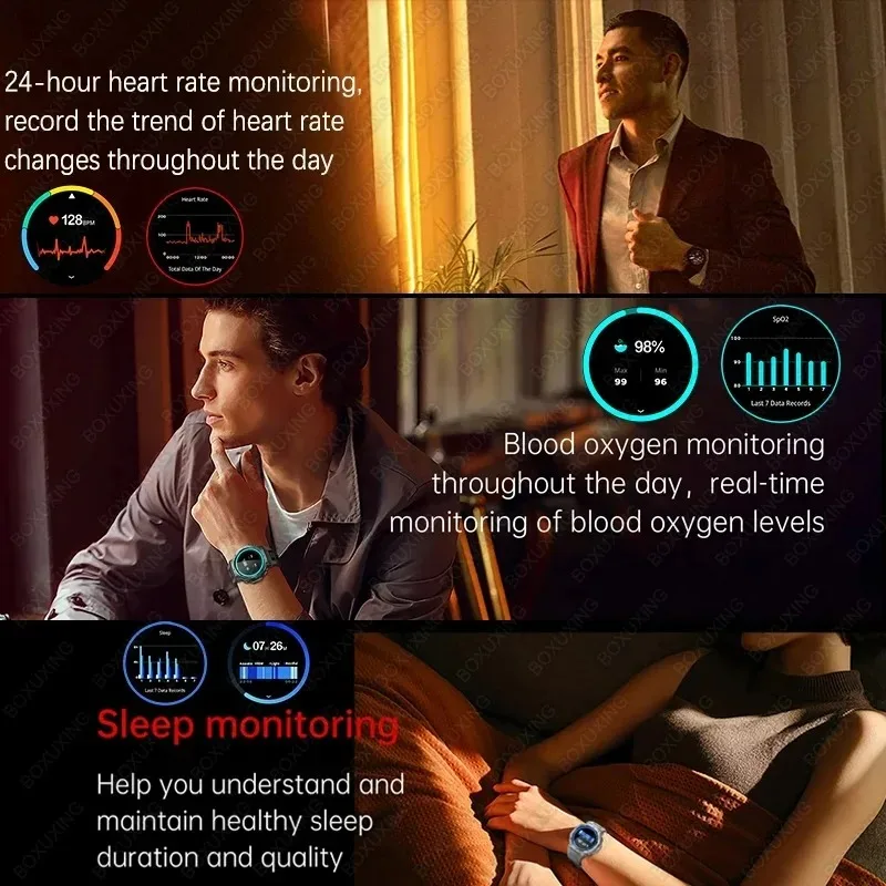 Xiaomi 2026 NIEUWE GPS Smart Horloge Mannen 10 ATM IPX8 Waterdichte Slimme Horloges Kompas Hoogtemeter Barometrische 1.43 ''AMOLED Armband