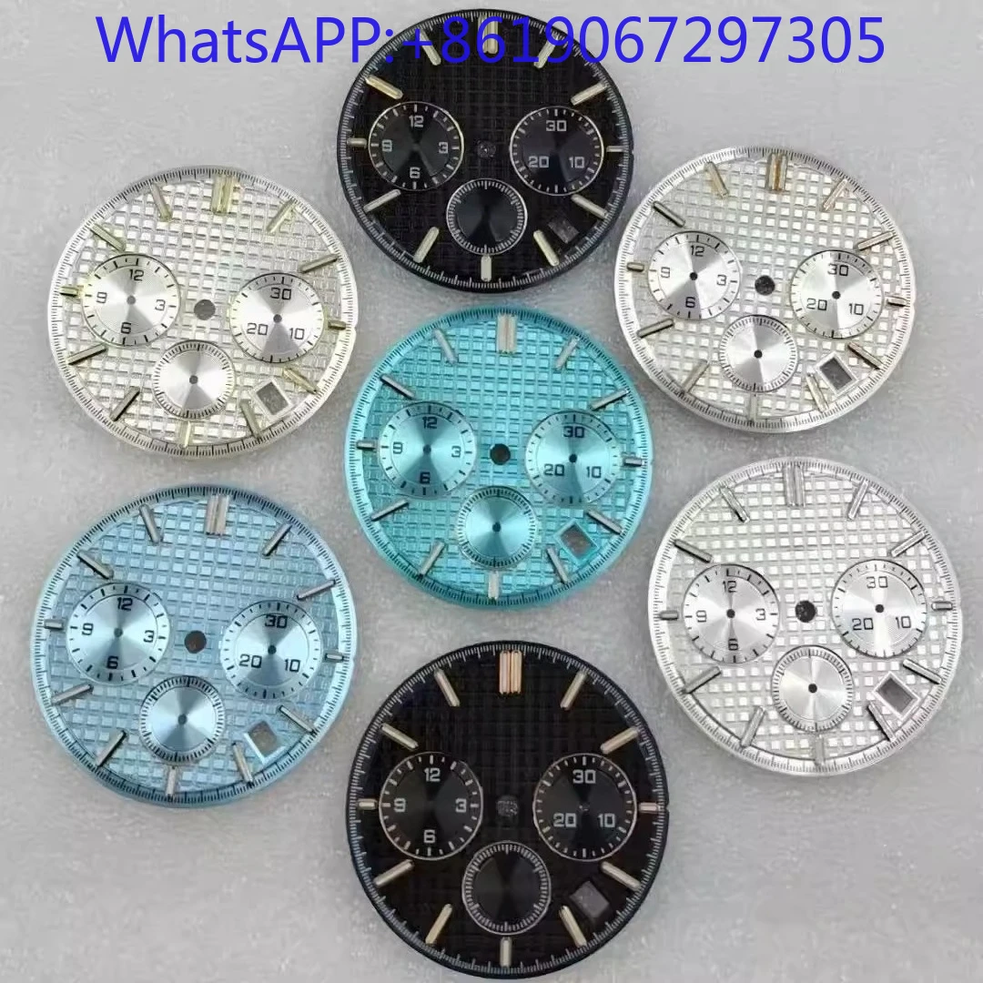 

31.8Mm dial green luminous, suitable for Farmhouse Oak VK63 quartz movement watch modification accessories