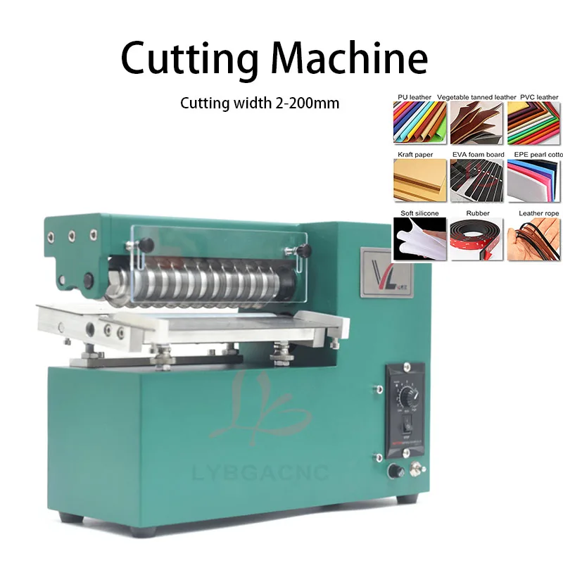 

Leather cutting slitting machine shoe bags straight cut paper products Vegetable tanned leather slicer Cutting width 2-200MM