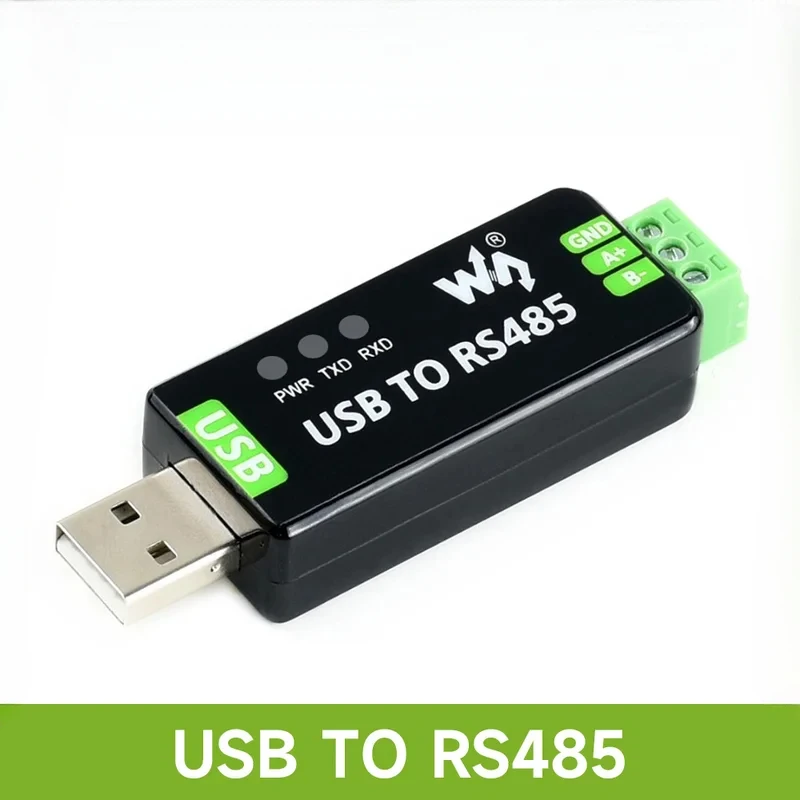 Waveshare Industrial USB To RS485 Converter USB TO RS485 Bidirectional Converter Compatible With Linux/Android/11/10/8/