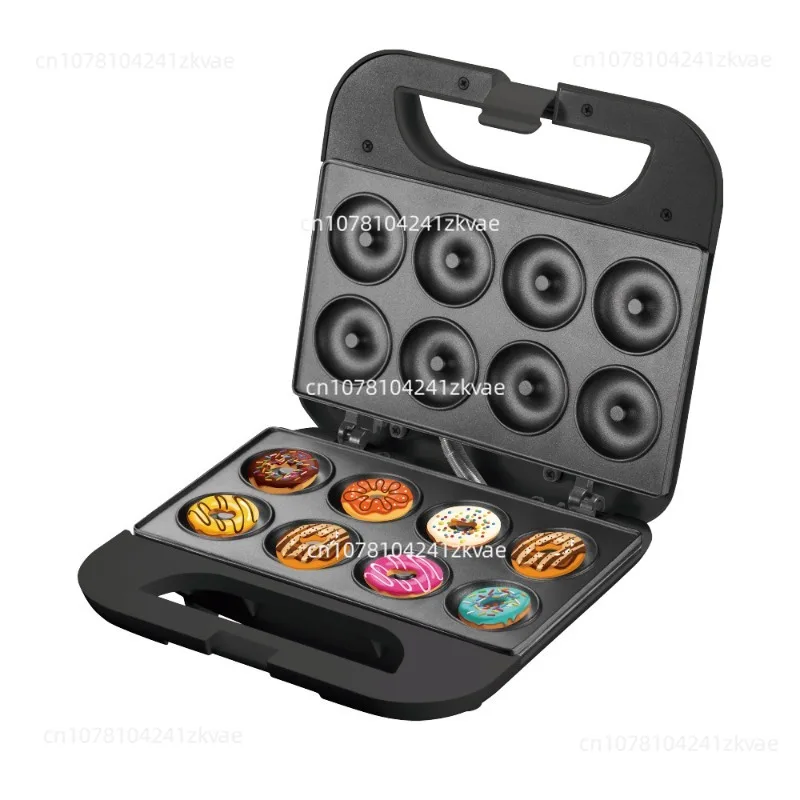 Household Donut  Breakfast Machine Internet Celebrity 8 Hole Cake Round Cake  Light Food Machine Baking