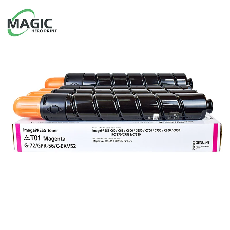 T01 T07 NPG72 Color Toner Cartridge for Canon IPR C65 C60 C600 C650 C700 C750 C800 C850 DX C7770i C7780i C7765i C7260 C7270 7280