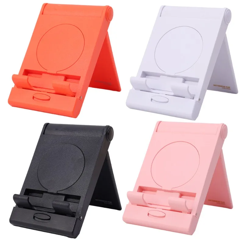 Mini Protable Foldable Automatic Flip Cover Cellphone Stands for IPhone Samsung Xiaomi Tablet Mobile Phone Desktop Lazy Holder