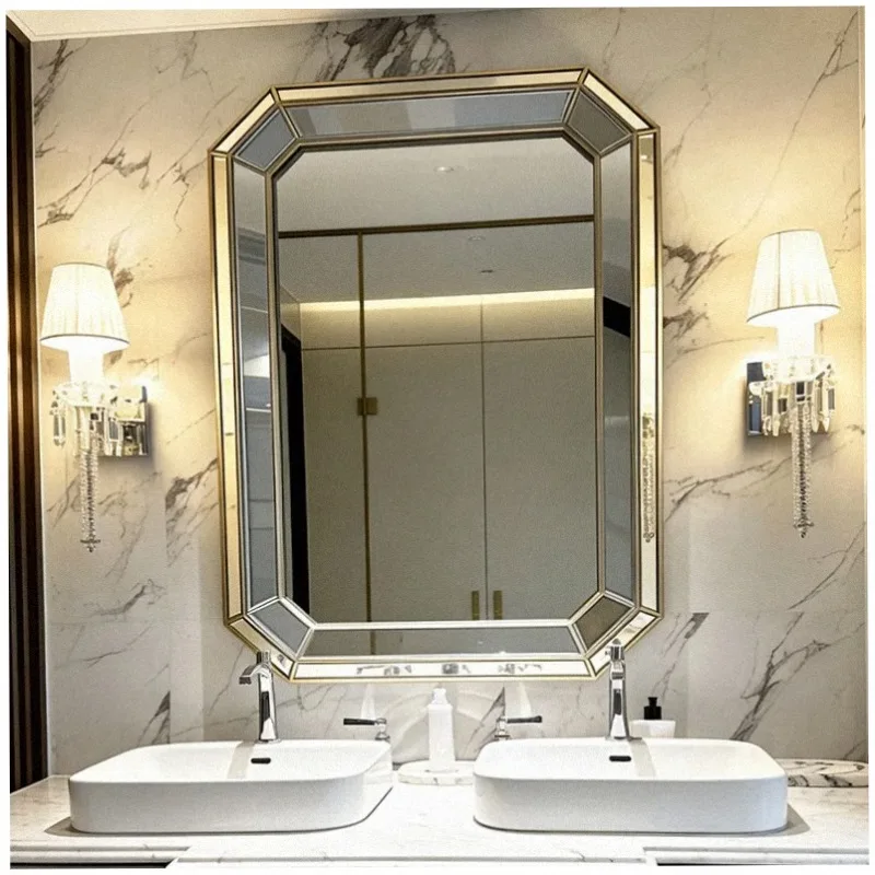 Vintage Professional Mirror Room Decor Large Size Beauty Hotel Clear Universal Wall Mirror Hanging Spiegel Wand Room Decorations