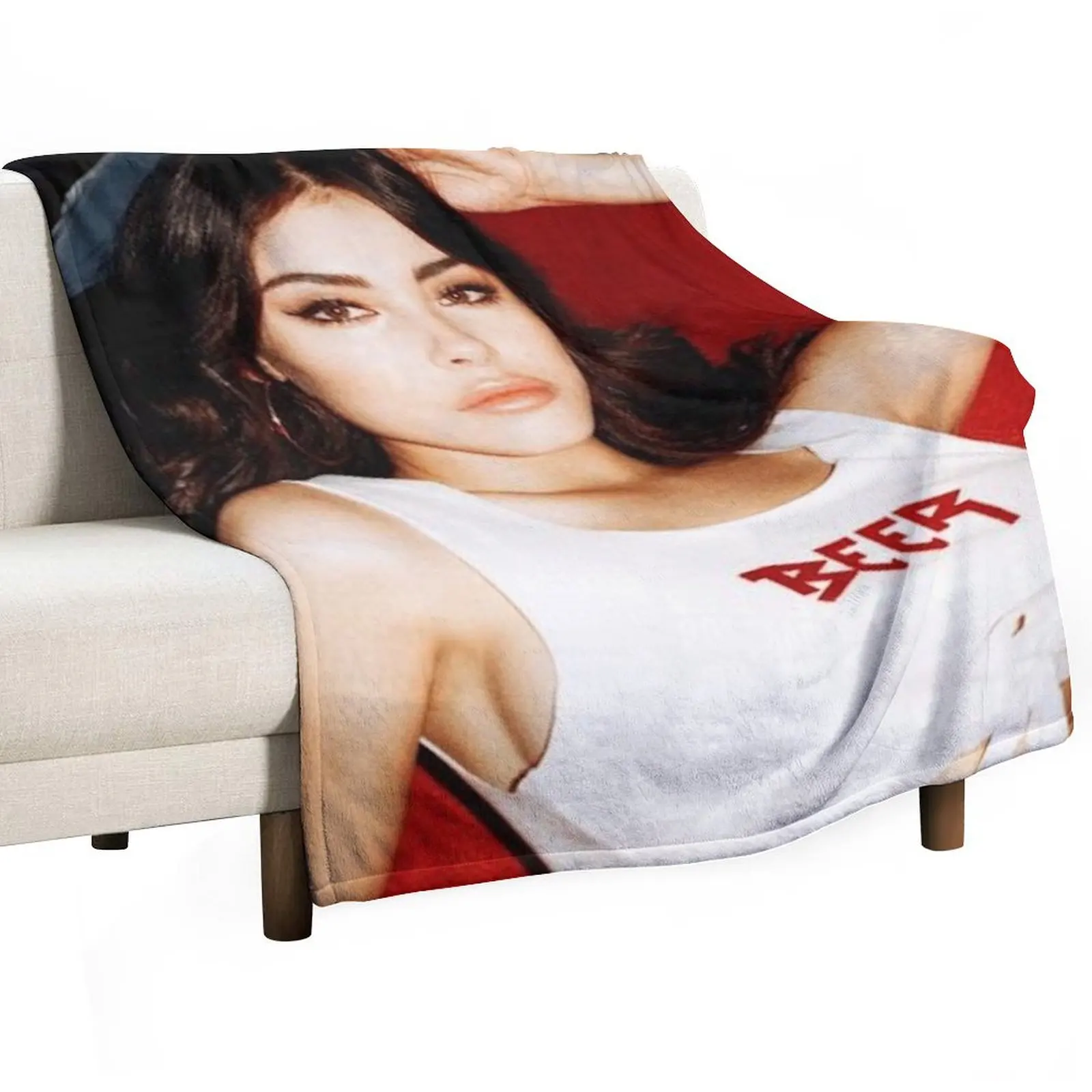 

Madison Beer Throw Blanket Personalized Gift Softest blankets ands Retros Blankets