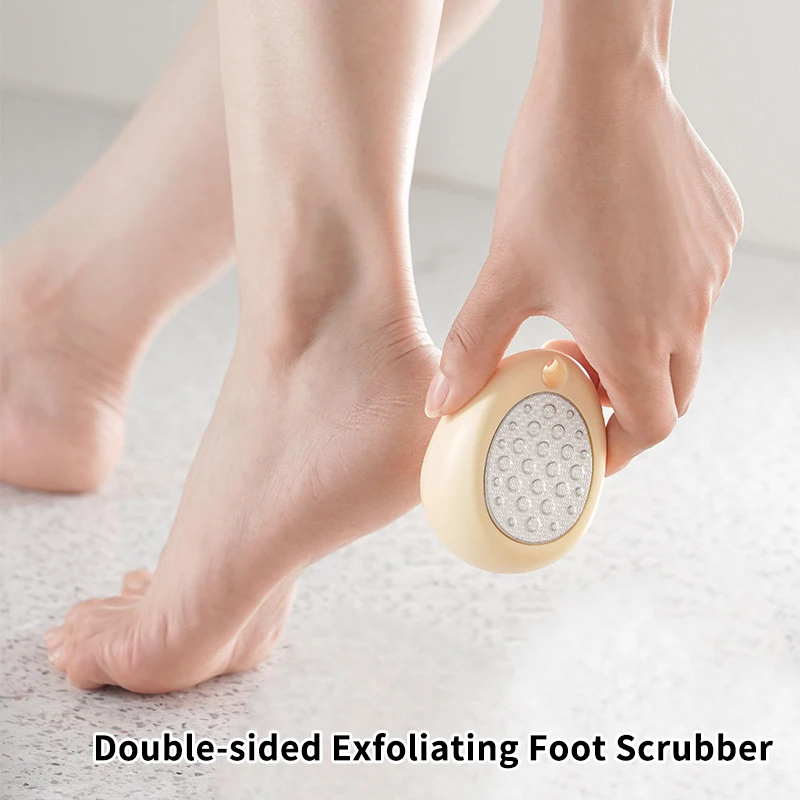 Dwustronna Pilka do Stóp Usuwająca Zrogowacenia Profesjonalne Narzędzie do Pedicure do Twardych Martwych Skórek Skórek na Piętach Tarka z Ergonomicznym Uchwytem do Kąpieli