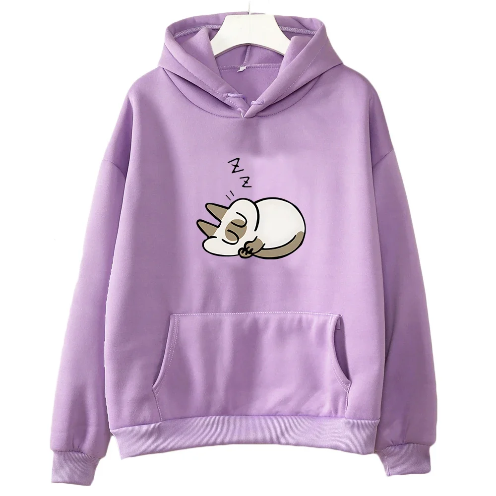 Moletom Nobeko Siamese Cat para Meninas, Nobeko, Moletom de Manga Comprida, O-Gola, Gato Siamês, Kawaii, Desenhos Animados Bonitos, O Centro do Mundo