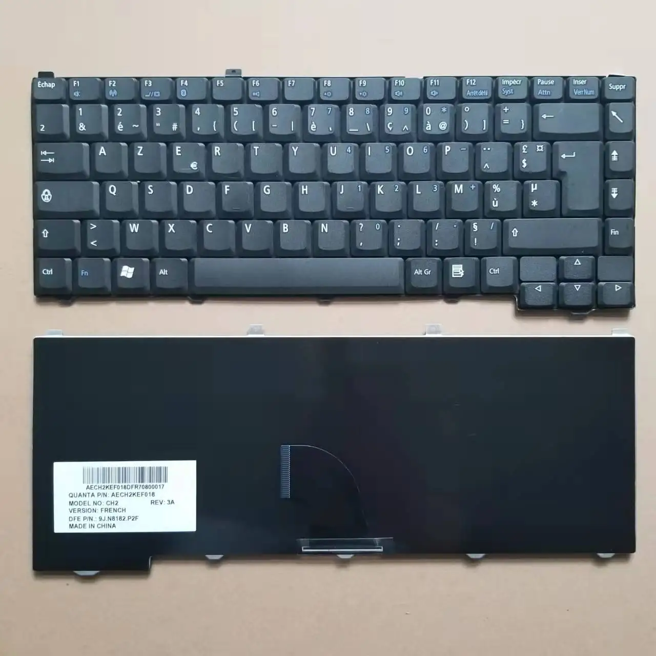 New FR French Keyboard For NEC Versa E3100 Black AECH2KEF018 9J.N8182.P2F